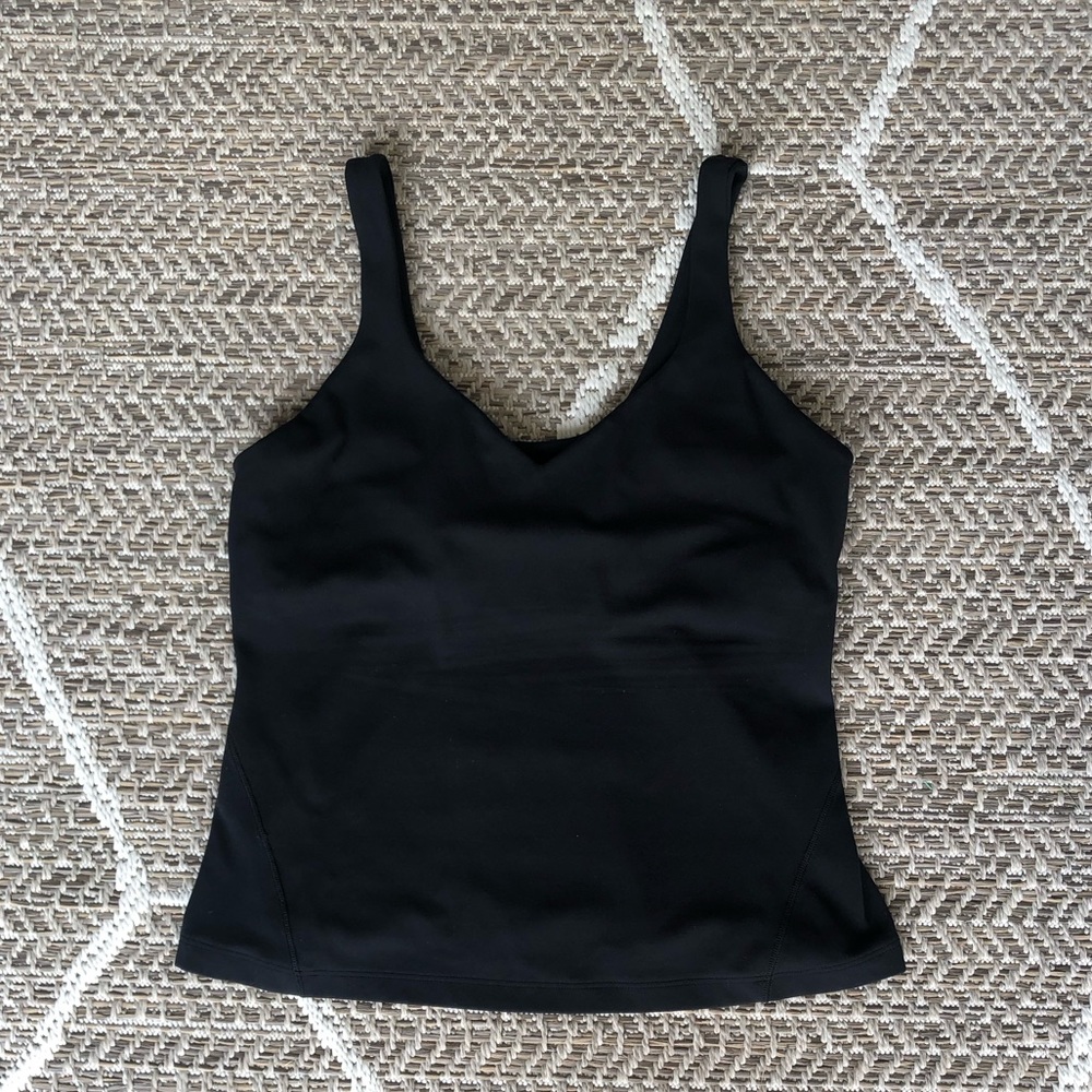 Lululemon Align Tank Waist Length (Size 12, Black)